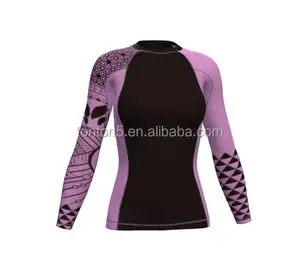 Camisetas de compresión mma rashguard por sublimación