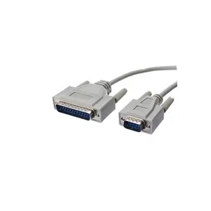 RS232 9 pin D - sub DB9 ชาย D - sub 25 ขา DB25 ชาย serial Cable