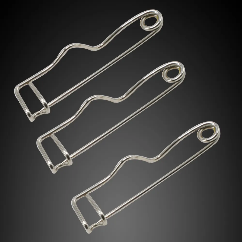Produces durable safety pins for children