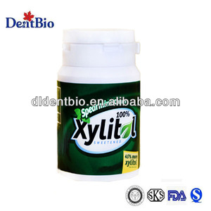 Bouteille de <span class=keywords><strong>60</strong></span> pièces de gomme xylitol à la menthe verte <span class=keywords><strong>Chewing</strong></span>-<span class=keywords><strong>gum</strong></span> sans sucre - Product Image 6