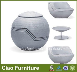 Pelota de ratán <span class=keywords><strong>mesa</strong></span> de forma - Product Image 1