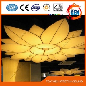 Techos Tensados <span class=keywords><strong>Barcelona</strong></span> Pvc máquina de techo elástico patrón de impresión UV película de techo translúcido - Product Image 6