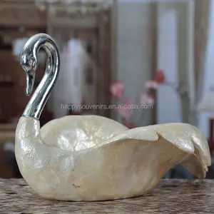 Houseware uso home decor casamento cisne fruteira