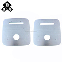 Panneau frontal OEM en acier inoxydable/aluminium usiné CNC de précision et usinage par électroérosion à fil pour commande d'amplificateur