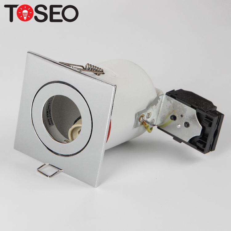 White Recessed Fire Rated Downlights GU10 Die Casting Alu 220V