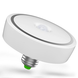 Lâmpadas com sensor de movimento branco, preço de atacado, 12W, 15W, soquete E27, luz automática de segurança para armários internos, cozinha e corredor