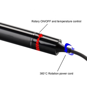 Chuyên Nghiệp Công Cụ Tạo Kiểu 1.25 Inch <span class=keywords><strong>Curling</strong></span> Sắt Kép Ptc Nhanh Chóng Nước Nóng Điện Áp Kép Tóc Curler Cây Đũa Phép Cho Nhà Salon Và Du Lịch - Product Image 6