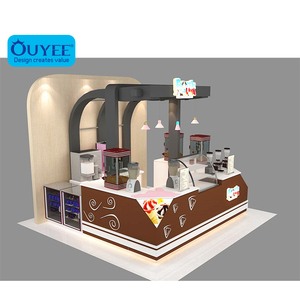 Design <span class=keywords><strong>di</strong></span> Bancone per <span class=keywords><strong>Gelateria</strong></span> Personalizzato, Chiosco in Legno per Caffetteria e <span class=keywords><strong>Gelateria</strong></span> da Interno - Product Image 6