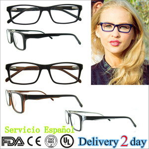 2015 más reciente de trend <span class=keywords><strong>gafas</strong></span> de lujo de la moda mujeres acetato <span class=keywords><strong>gafas</strong></span>/anteojo de diseño de china - Product Image 1