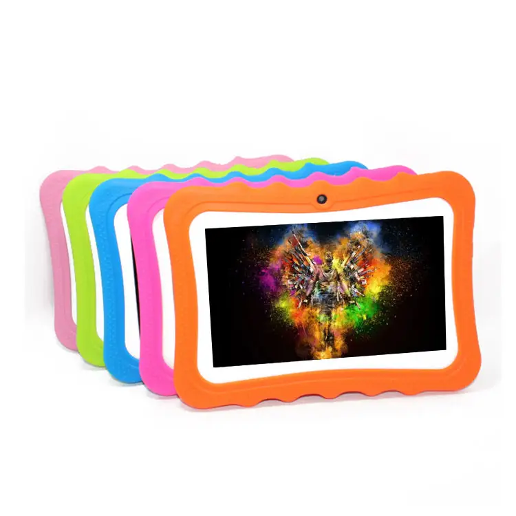 Tablette pc android de 7 pouces pour enfants, d'apprentissage éducatif, nouvelle collection 2020, wifi