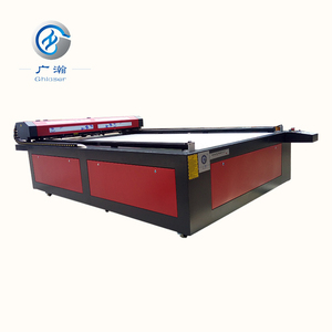 Pengukir LASER Ganda 120 WATT dengan Bantuan Udara & Fokus Otomatis Tempat Tidur 25X16 Besar