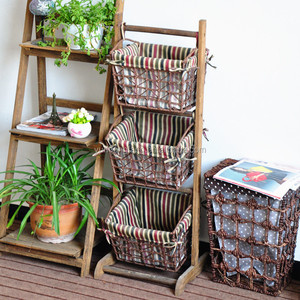 Venta al por mayor de muebles modernos para el hogar, Cestas colgantes de periódico/libros/revistas/Flores/artículos diversos, tejidas a buen precio - Product Image 6