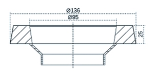 HF105 Piezas de Montaje Del Tanque Del <span class=keywords><strong>Inodoro</strong></span> <span class=keywords><strong>Inodoro</strong></span> <span class=keywords><strong>Junta</strong></span> De Baño <span class=keywords><strong>Junta</strong></span> de Anillo de Cera con Brida - Product Image 2