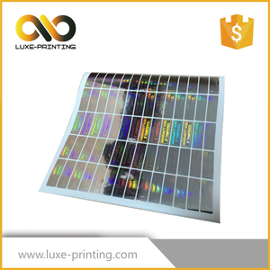 Luxe Impresión 3d holograma sello adhesivo buen precio de garantía de seguridad void etiqueta láser - Product Image 6