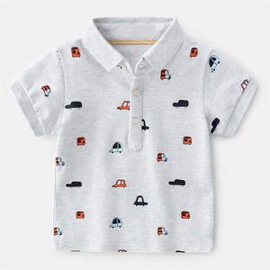 Estate Del Manicotto Del bicchierino Della MAGLIETTA Del Ragazzo, I Bambini di Moda Camicetta di Usura Occidentale di Nuovo Modo di Stile 'S Boy Camicia - Product Image 2