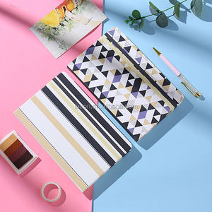 LABON – carnet de notes à couverture rigide A5 en tissu de lin imprimé en couleur avec Double bande élastique, Design personnalisé - Product Image 5