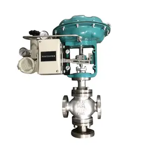 Actionneur pneumatique à diaphragme à ressorts multiples Vanne combinée divisée à trois voies Vanne de contrôle à <span class=keywords><strong>film</strong></span> pneumatique ZJHF - Product Image 1