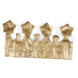 Corona Gonfiabile Dorata e Rosa per Feste, Corona da Regina per <span class=keywords><strong>Compleanno</strong></span>, Vendita all'Ingrosso - Product Image 6