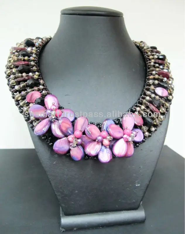Statement Necklace wholesale fashion Bib Necklace factory in Thailand