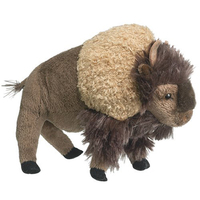 Jouets en peluche de buffle réalistes de 10 pouces, debout, longs, en peluche, buffle en peluche, jouets en peluche de buffle