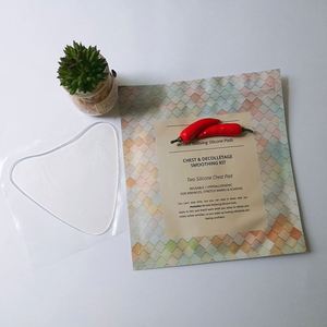 1 PIÈCES Réutilisable Décolleté Silicone Anti-Rides Coussinets de Poitrine <span class=keywords><strong>Patch</strong></span> luxe coussin thoracique avec un sac en aluminium - Product Image 2