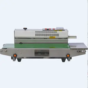 Plastic Bag heat sealer better than DBF-900 most durable Horizontal & Vertical double-use continous band sealer SF-150