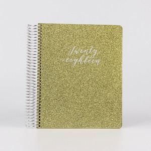 Tùy Chỉnh Bán Buôn Bìa Cứng Xoắn Ốc Glitter Máy Tính Xách Tay Tạp Chí Bán Buôn Bạc Vàng Glitter Máy Tính Xách Tay Nhật Ký - Product Image 3