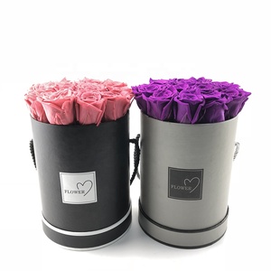 <span class=keywords><strong>Rosas</strong></span> de flores preservadas de grado A, venta al por mayor, en caja para regalos, decoración de boda, centro de mesa - Product Image 2