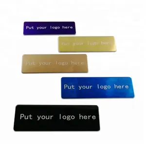 Can put your own logo blank Name Badge/tags/name plate