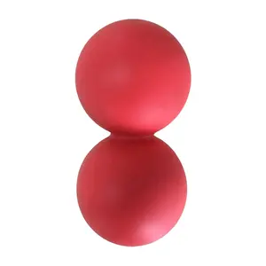 Doppelter <span class=keywords><strong>Lacrosse</strong></span>-Gummi-Massageball für Fuß & Körper Gym Erdnussball - Product Image 2