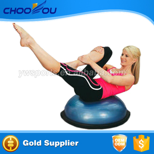 Equipo de Gimnasio de musculación 58 cm PVC bola de bosu <span class=keywords><strong>balance</strong></span> trainer Media Bola de la Gimnasia - Product Image 2