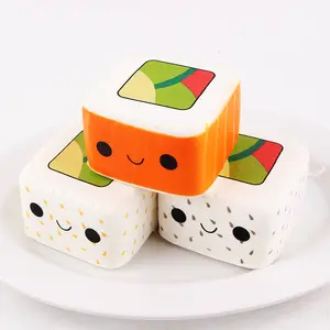 Jumbo Kawaii Squishy Suchi Toy Slow Rising Cute Sushi Food Soft Squishies For Kids Make Squishy Custom Vinyl Toys