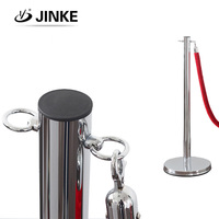 Barrière de chaîne extensible, équipement hôtelier, barrière de sécurité pour le contrôle des foules, barrière de corde de circulation