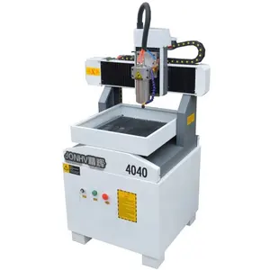 Roteador de metal cnc 3d máquina de fresagem, para gravador em latão 400*400mm, venda imperdível