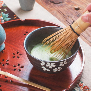 Zéro Addicitives Purement À La Main Violet <span class=keywords><strong>Bambou</strong></span> <span class=keywords><strong>Matcha</strong></span> <span class=keywords><strong>En</strong></span> Remuant <span class=keywords><strong>Fouet</strong></span> - Product Image 5