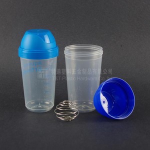 Plástico coctelera coctelera con el metal ball / 300 ml vaso mezclador / venta al por mayor protein <span class=keywords><strong>shaker</strong></span> - Product Image 1