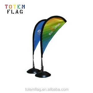 Bandiera da tavolo con stampa a sublimazione termica/bandiera da tavolo in poliestere personalizzata - Product Image 4