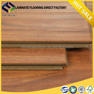 Piso flotante de madera laminada hdf <span class=keywords><strong>baratos</strong></span> v ranura pintado solo clic - Product Image 2