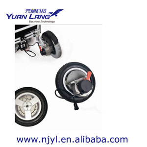 Sin escobillas silla de ruedas eléctrica motor de cubo de rueda con borde y <span class=keywords><strong>los</strong></span> neumáticos - Product Image 6