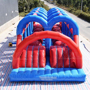 Người Lớn 5K Dual Line Wipeout Inflatable Big Baller Khóa Học Trở Ngại Trò Chơi Để Bán - Product Image 3