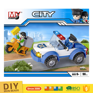 2018 city police series plastic construction blocks montessori materials in China COGO Juguetes - Product Image 2