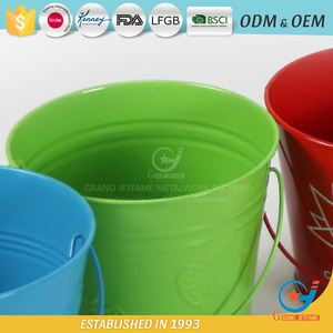 <span class=keywords><strong>Giardino</strong></span> zincato o lamiera di ferro fioriere nizza fiore freddo potswith maniglia - Product Image 6