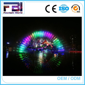 Pantalla de <span class=keywords><strong>Niebla</strong></span> Interactiva Fabricada en China, Luz RGB de Alta Intensidad, Pantalla de Agua Musical con Proyección de Películas y Fuente para Uso en Exteriores - Product Image 3