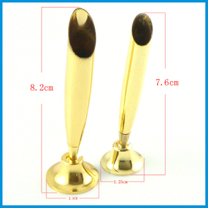 Accessoires de bureau, <span class=keywords><strong>porte</strong></span>-crayons de bureau, support de table <span class=keywords><strong>en</strong></span> or/argent, <span class=keywords><strong>porte</strong></span>-stylo rotatif <span class=keywords><strong>en</strong></span> <span class=keywords><strong>bois</strong></span>, <span class=keywords><strong>porte</strong></span>-stylo à ressort métallique - Product Image 4