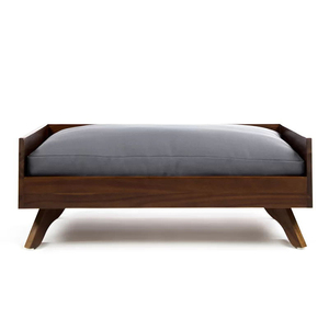 Sofá cama de madera maciza para mascotas, muebles hechos a mano para interiores, con cojín, gran oferta - Product Image 1