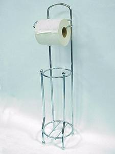 Toilet Use <b>Chromed</b> Metal Multiple Rolls Paper Holder - Product Image 6