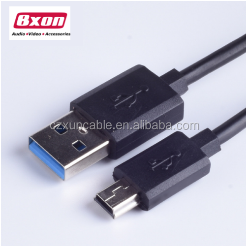 1m 2A USB 3.0 to Mini 5pin Cable for Data Transfer and Charging 24AWG
