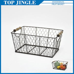 Baloncesto de fruta rectangular de alambre pequeño de calidad superior - Product Image 6