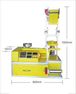 Laboratoire petit mini LDPE HDPE expérimentale machine de soufflage de film plastique