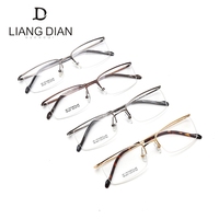 2018 nuevo diseño moda de titanio de metal gafas de marco de gafas precio